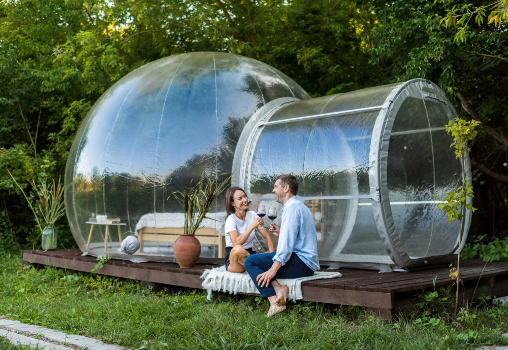 inflatable transparent tent